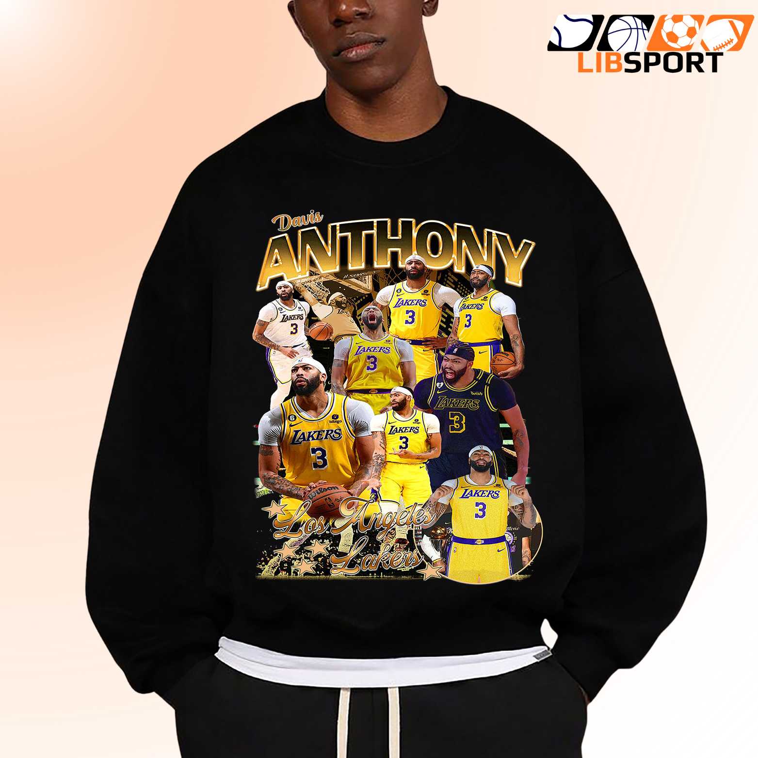 Anthony Davis Rap Tee, Los Angeles Lakers Streetwear Shirt
